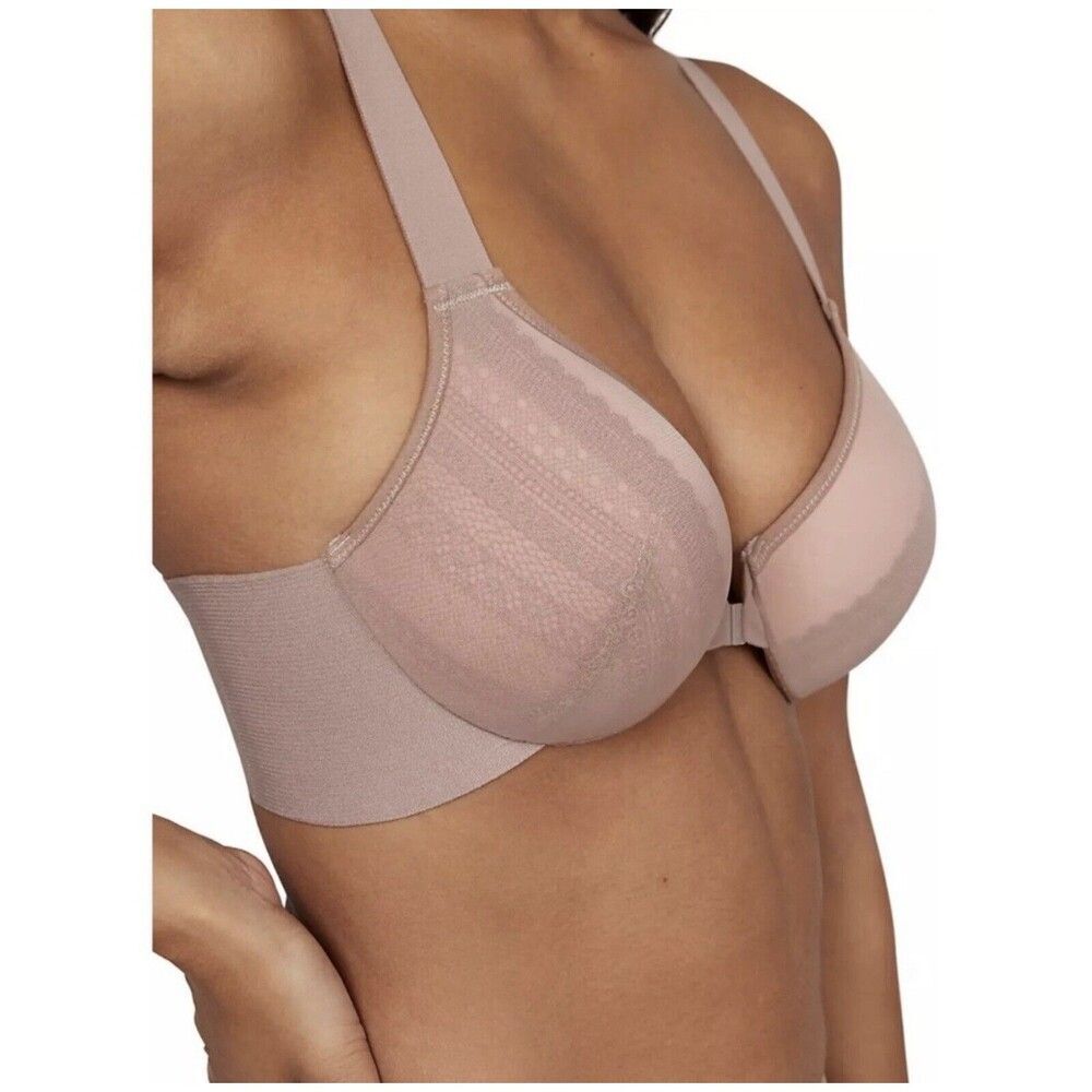 Spanx Cafe At Lait Illusion Lace Bra Full Coverage Bra-llellujah 36DDD